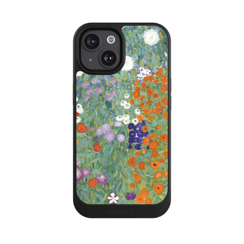 Apple iPhone 15 NIVOcore Jardin en Fleur - Gustav Klimt