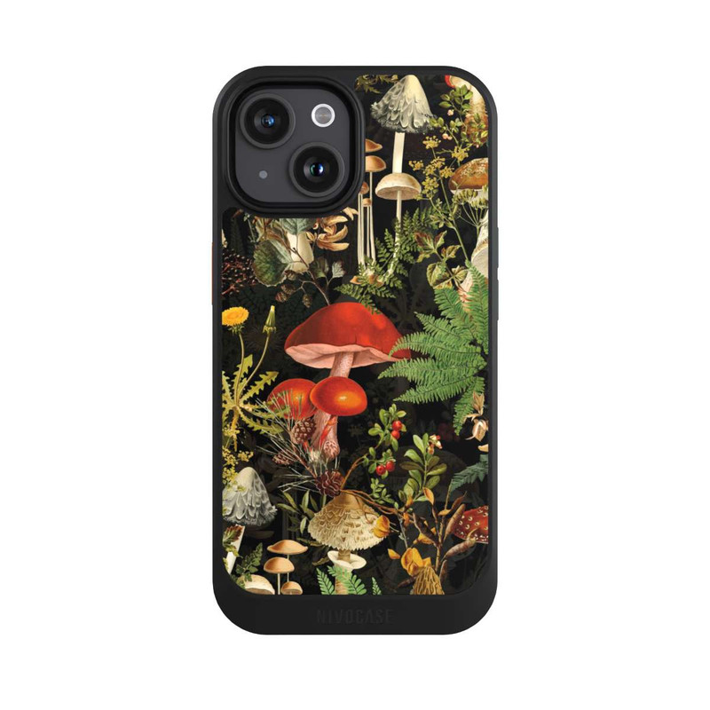 iPhone 15 NIVOcore Verschiedene Pilze Im Wald