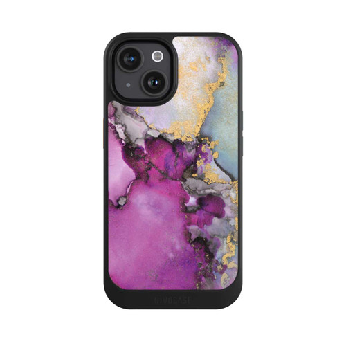 Apple iPhone 15 NIVOcore Alcohol Ink Art Pink