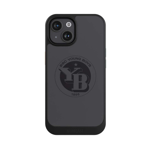 Apple iPhone 15 NIVOcore BSC YB Logo Grau