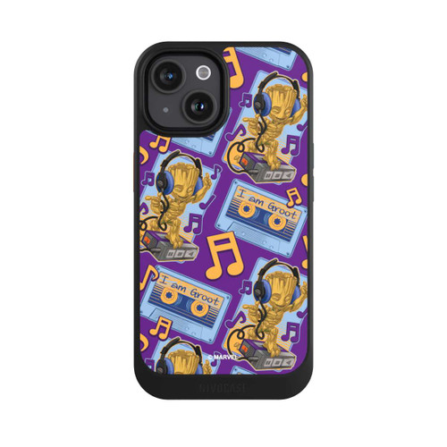 Apple iPhone 15 NIVOcore Groot Comic Headphones Guardians of the Galaxy
