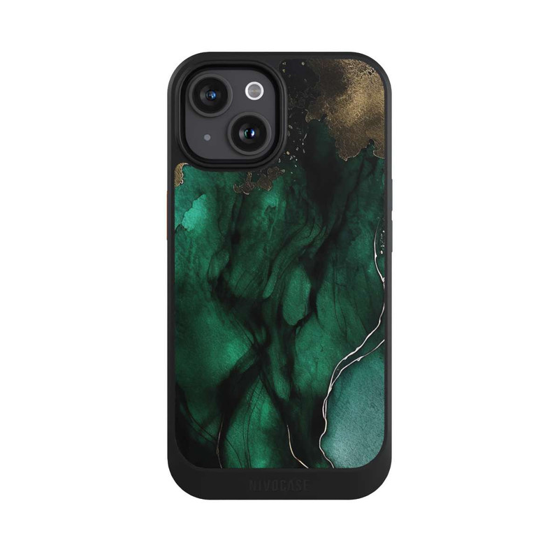 iPhone 15 NIVOcore Grün Gold