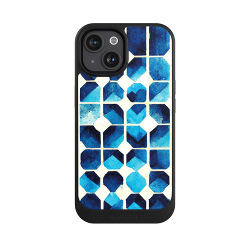 Apple iPhone 15 NIVOcore Motif bleu