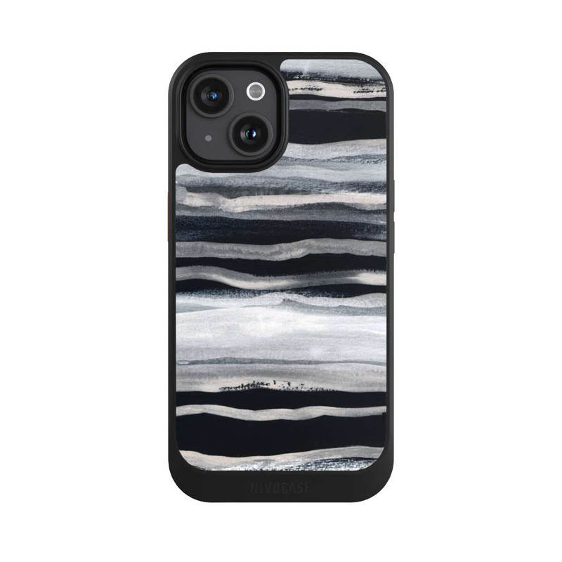 iPhone 15 NIVOcore Abstrakte Pinselstriche 68
