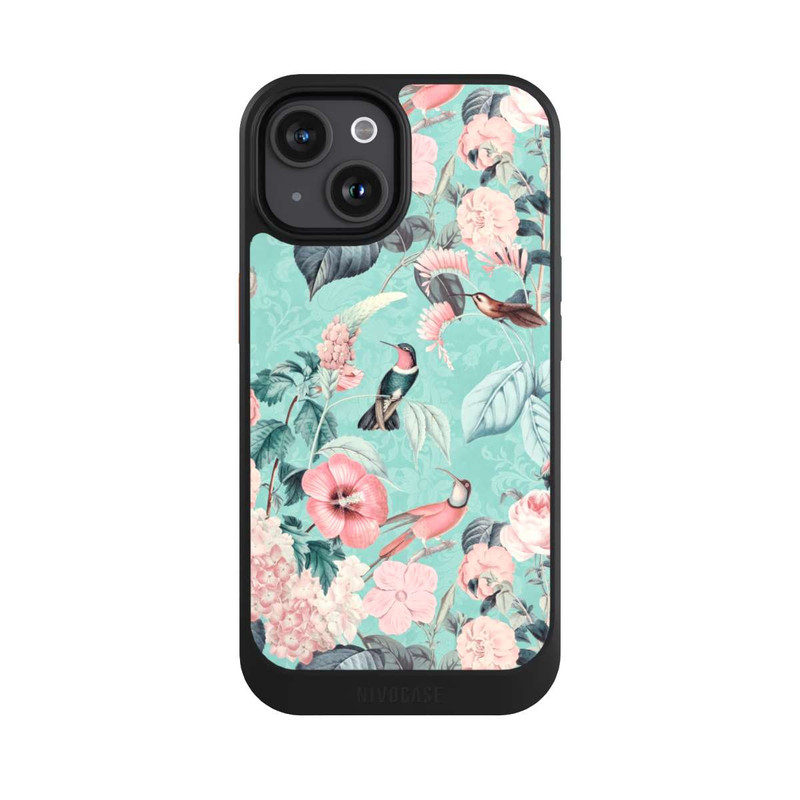 iPhone 15 NIVOcore Kolibri Paradies Pattern