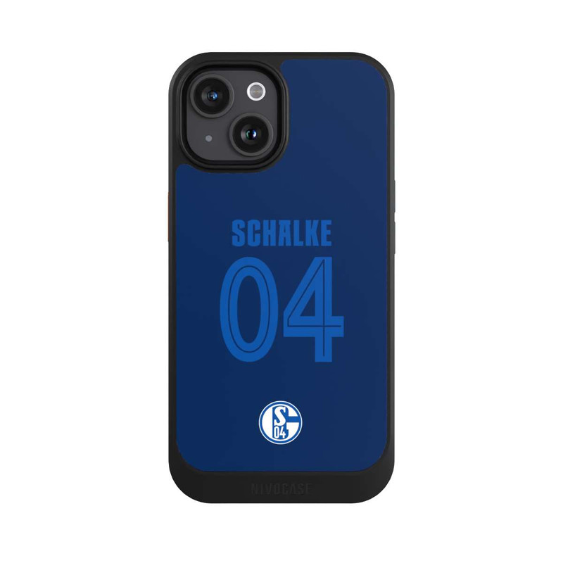 iPhone 15 NIVOcore Schalke 04 Dunkelblau