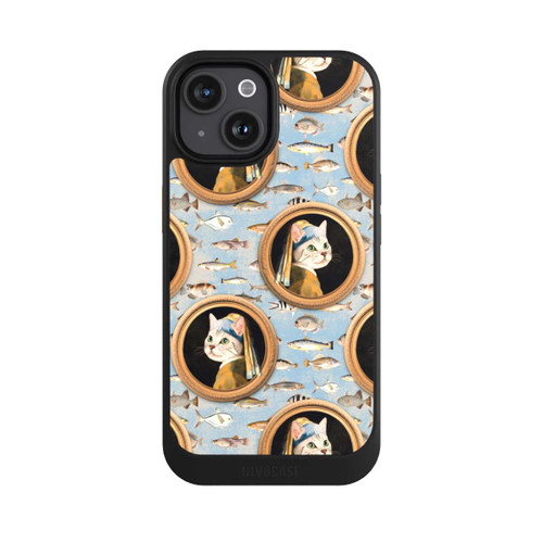 Apple iPhone 15 NIVOcore Katzen Muster