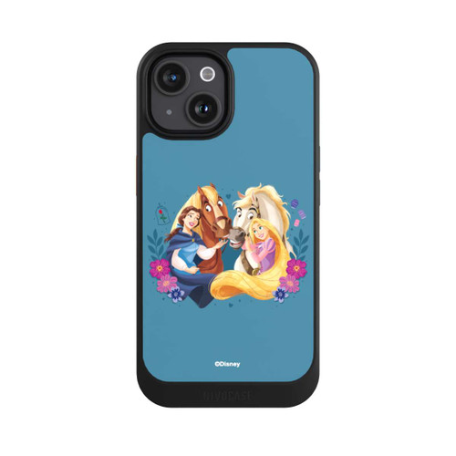 Apple iPhone 15 NIVOcore Disney Princess Belle and Rapunzel with Horses