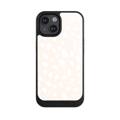 Apple iPhone 15 NIVOcore Tiermuster Gepard Hellbraun