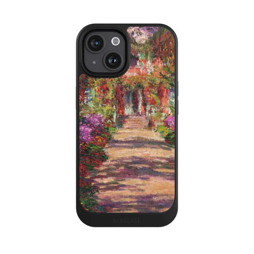 Apple iPhone 15 NIVOcore Eine Allee in Monets Garten in Giverny by Claude Monet