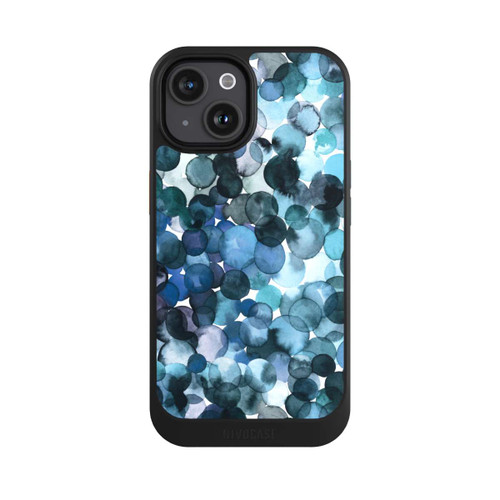 Apple iPhone 15 NIVOcore Blätterzauber Blau