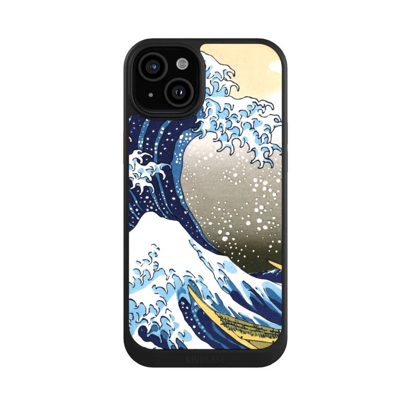 iPhone 15 Plus NIVOcore La Grande Vague de Kanagawa