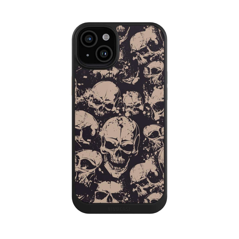 iPhone 15 Plus NIVOcore Crânes d'Halloween