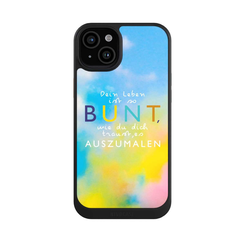 iPhone 15 Plus NIVOcore Das Leben ist Bunt