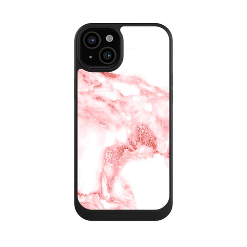 Apple iPhone 15 Plus NIVOcore Marmor rosa und weiß
