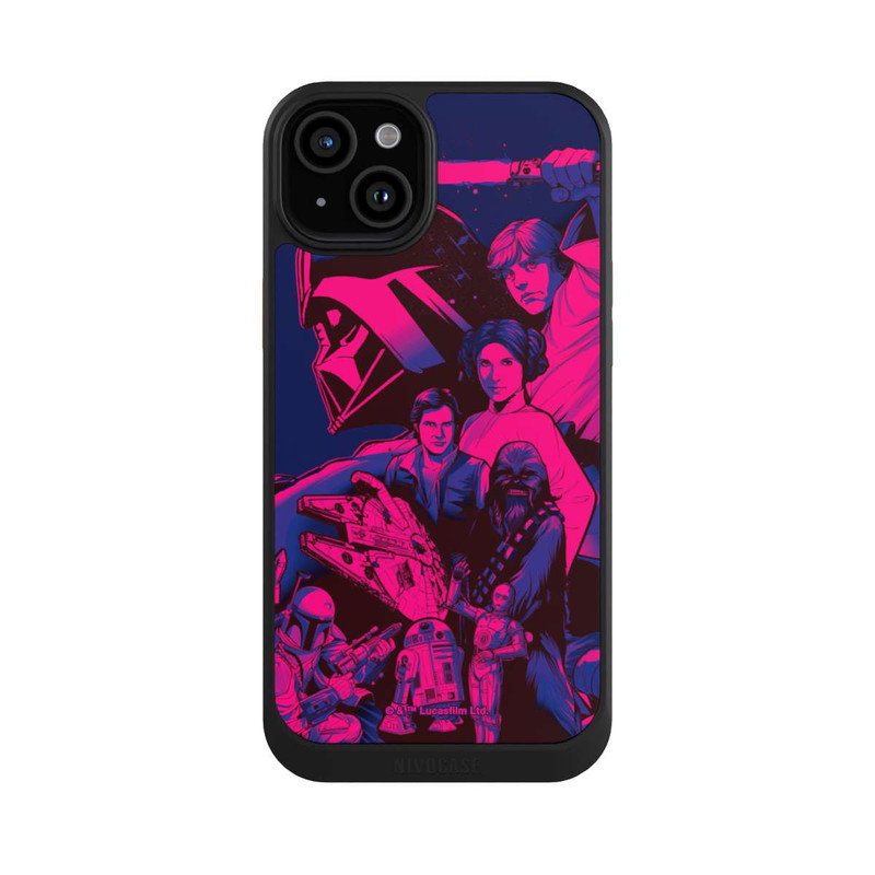 iPhone 15 Plus NIVOcore Star Wars Characters - Ultraviolet