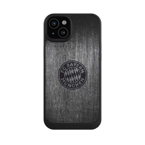 Apple iPhone 15 Plus NIVOcore Metalllook FCB Logo einfarbig