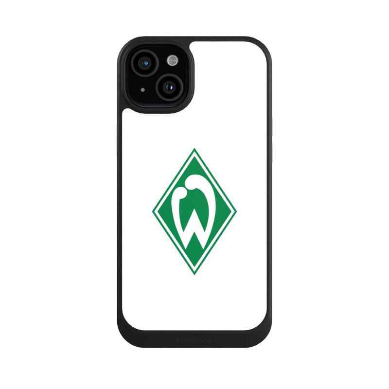 iPhone 15 Plus NIVOcore Logo auf Weiß - Werder Bremen