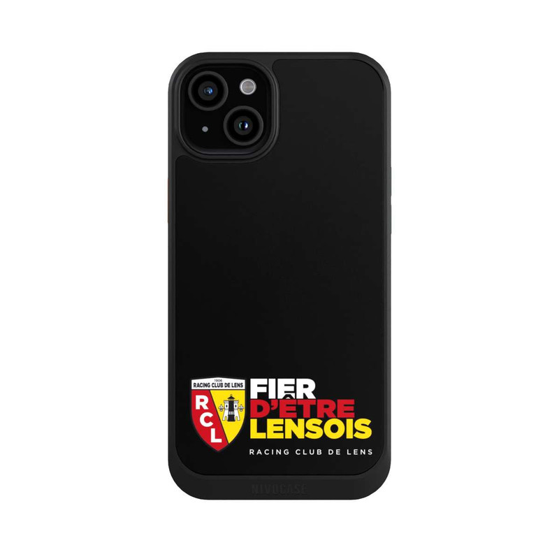 iPhone 15 Plus NIVOcore Logo RCL en bas Noir