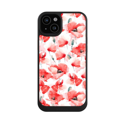 Apple iPhone 15 Plus NIVOcore Mohnblumen Muster