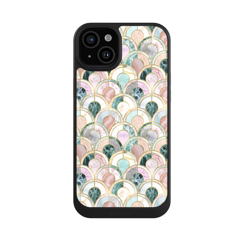 iPhone 15 Plus NIVOcore Incrustations en marbre
