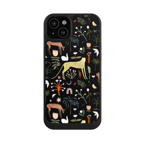 Apple iPhone 15 Plus NIVOcore Wilde Gartenbuchstaben von Léa Le Pivert