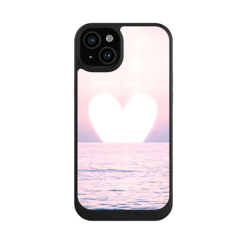 Apple iPhone 15 Plus NIVOcore Herz-Sonnenuntergang
