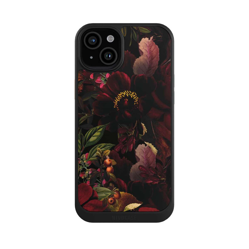iPhone 15 Plus NIVOcore Champ de Fleurs Foncé