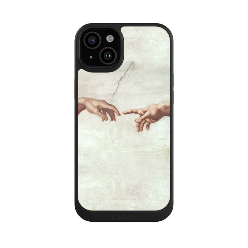 iPhone 15 Plus NIVOcore La Création d'Adam - Michel-Ange