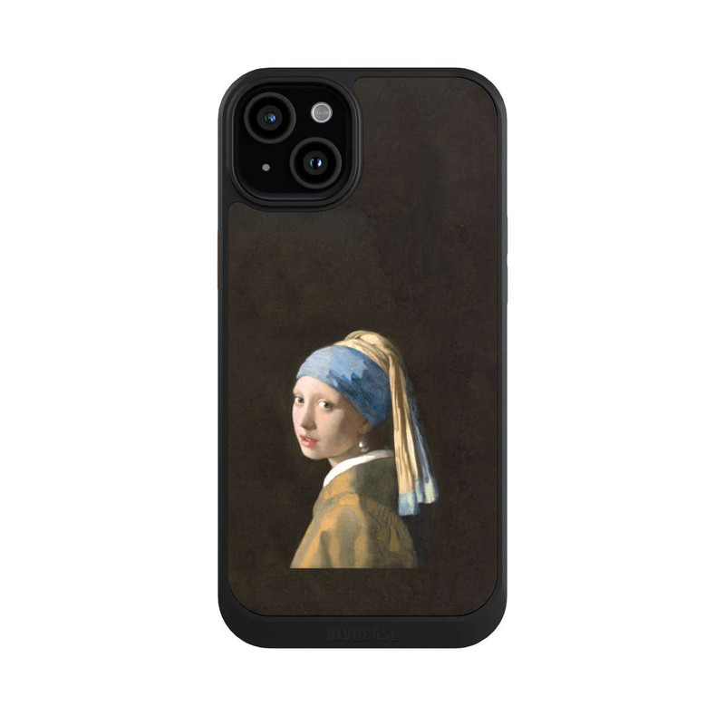 iPhone 15 Plus NIVOcore Das Mädchen mit dem Perlenohrring von Johannes Vermeer