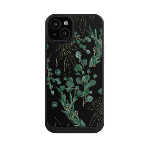 Apple iPhone 15 Plus NIVOcore Eukalyptusblätter schwarz