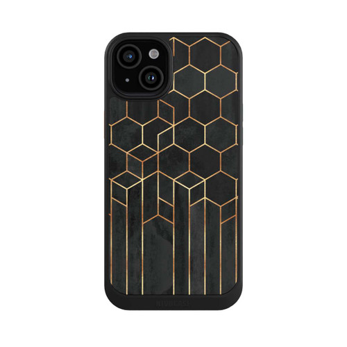 Apple iPhone 15 Plus NIVOcore Schwarze Sechsecke