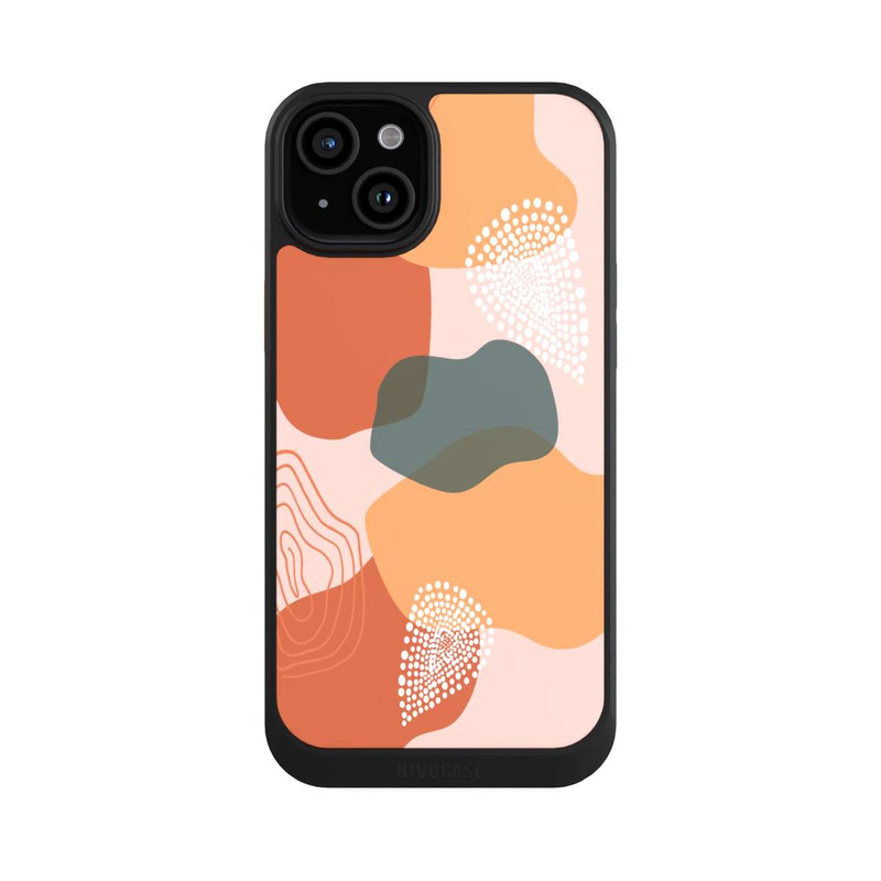 iPhone 15 Plus NIVOcore Abstract Botanical Pattern 2
