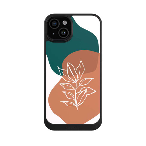 Apple iPhone 15 Plus NIVOcore Abstract Botanical Pattern 3