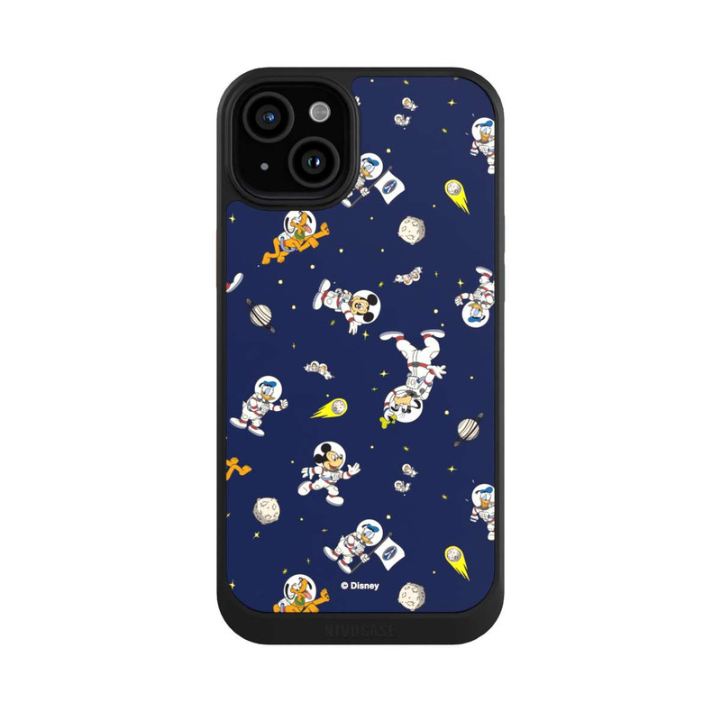 iPhone 15 Plus NIVOcore Mickey & Dingo Astronautes 