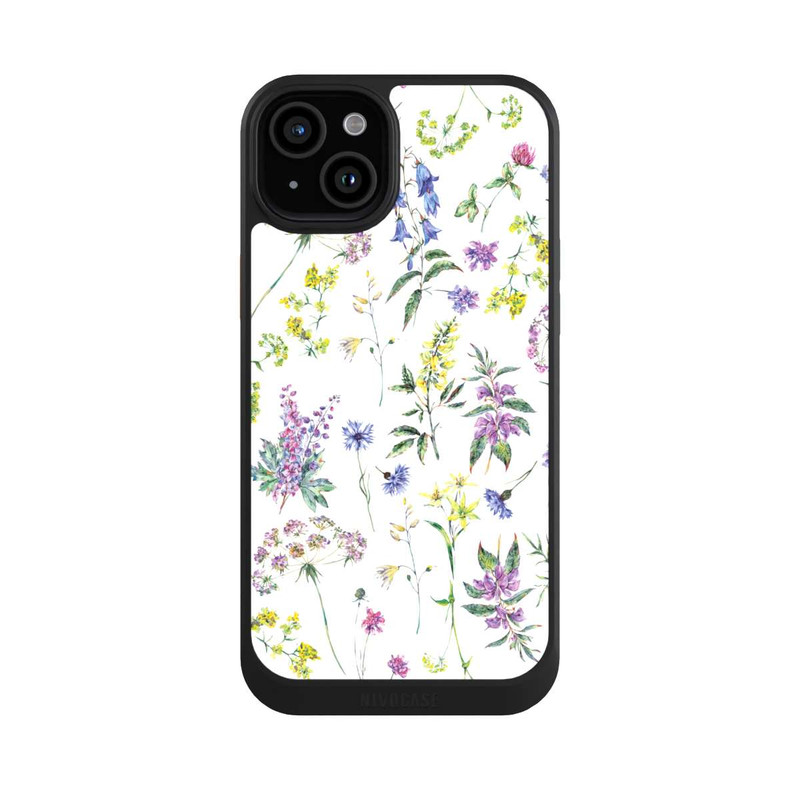 iPhone 15 Plus NIVOcore Wald und Wiesenblumen