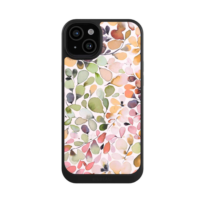 iPhone 15 Plus NIVOcore Feuillu Nature Campagne Eucalyptus