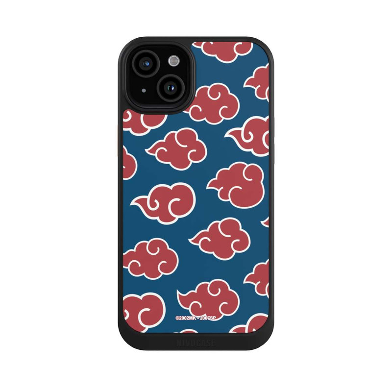 iPhone 15 Plus NIVOcore Akatsuki Pattern Blue