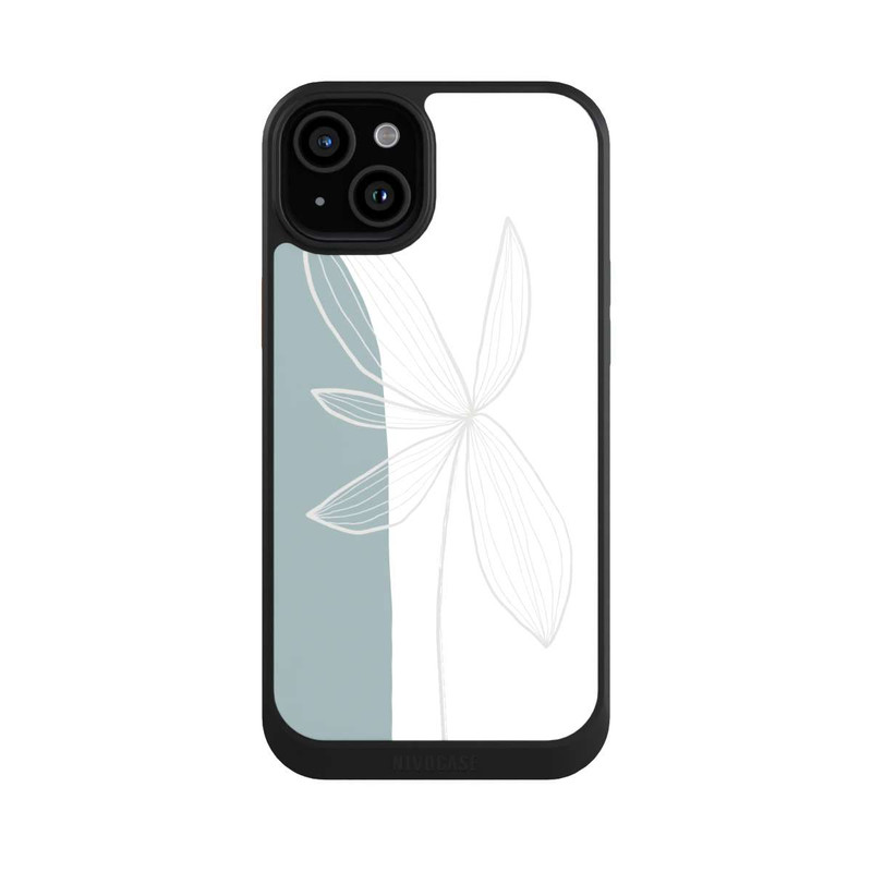 iPhone 15 Plus NIVOcore Blumen und Formen Nr. 3 - Anastasia Sawall