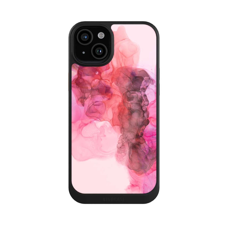 iPhone 15 Plus NIVOcore Alcohol Ink Fuchsia Fantasy