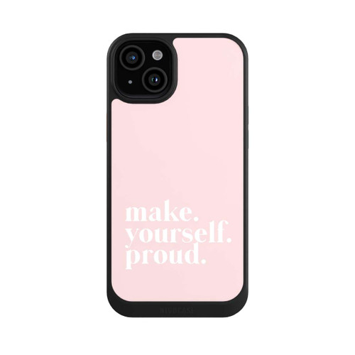 Apple iPhone 15 Plus NIVOcore Make Yourself Proud Zitat - Altrosa