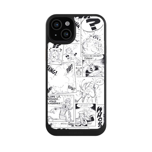 Apple iPhone 15 Plus NIVOcore BD Astérix Blanc &amp; Noir