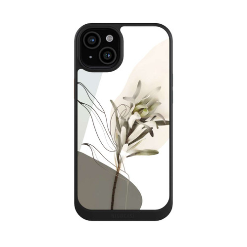 Apple iPhone 15 Plus NIVOcore Boho Line Art Olivgrün