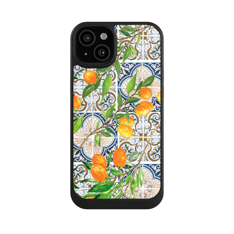 iPhone 15 Plus NIVOcore Oranges Grecques Pattern