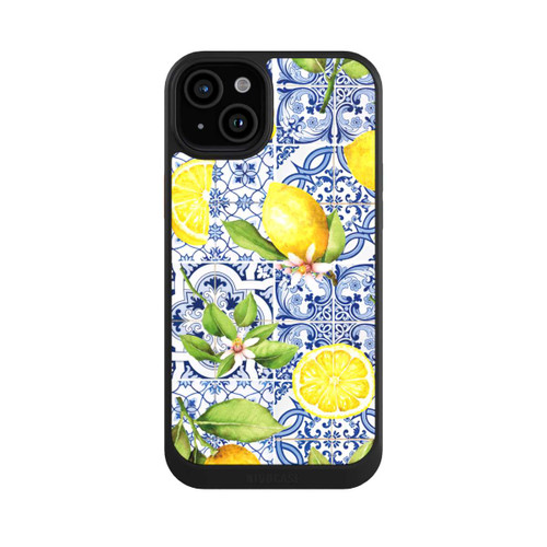 Apple iPhone 15 Plus NIVOcore Griechische Zitronen Muster