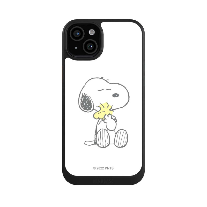 iPhone 15 Plus NIVOcore Snoopy And Woodstock kuscheln
