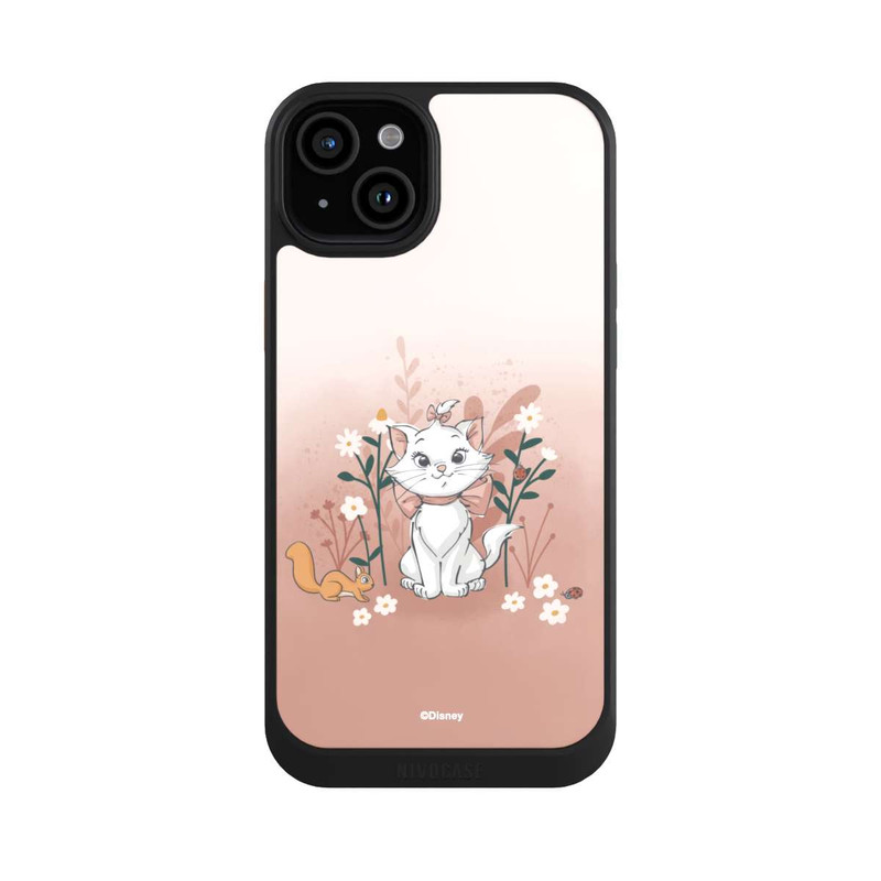 iPhone 15 Plus NIVOcore Marie avec des fleurs