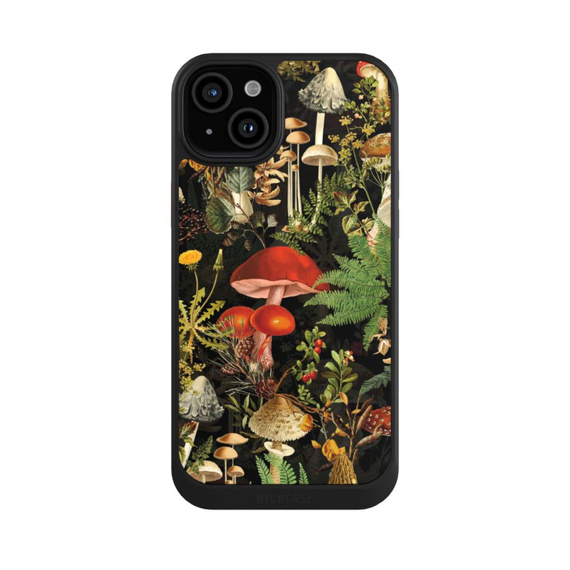 iPhone 15 Plus NIVOcore Verschiedene Pilze Im Wald