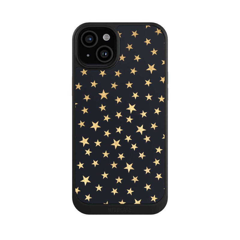 iPhone 15 Plus NIVOcore Poussière d'étoiles à minuit