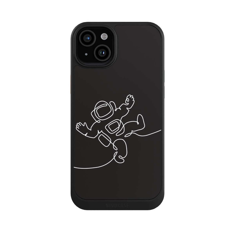 iPhone 15 Plus NIVOcore LineArt Astronaut